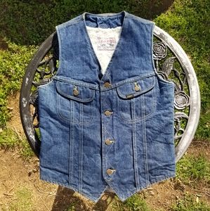《Lee》Vintage Fleece Denim Vest